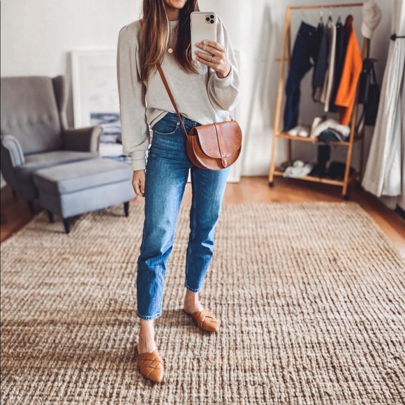 Madewell Shoes - Madewell woven flat mules desert camel size 9
